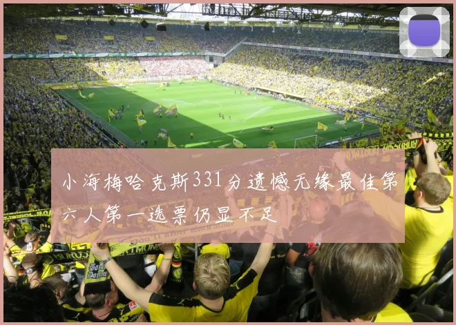 小海梅哈克斯331分遗憾无缘最佳第六人第一选票仍显不足